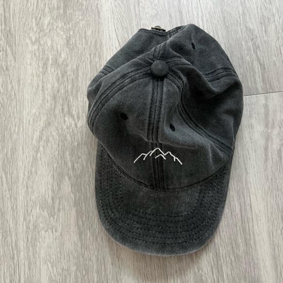 Gray Baseball Cap with White Embroidery - Picture 1 of 3